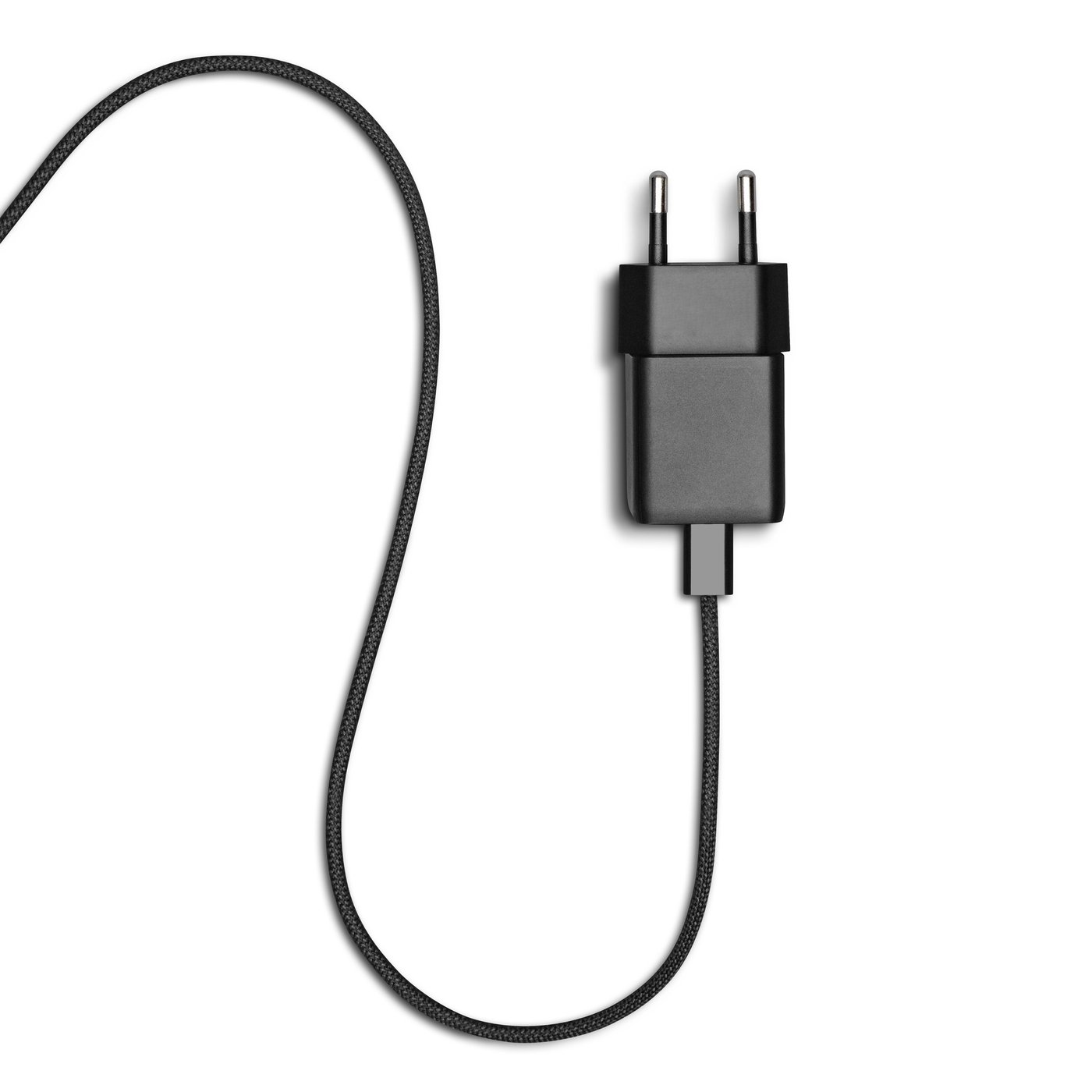 Linocell Flätad USB-C- till USB-C-kabel 60W Svart 0,5 m