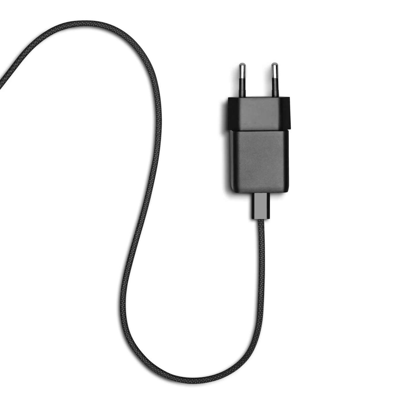 Linocell Flätad USB-C- till USB-C-kabel 60W Svart 0,5 m