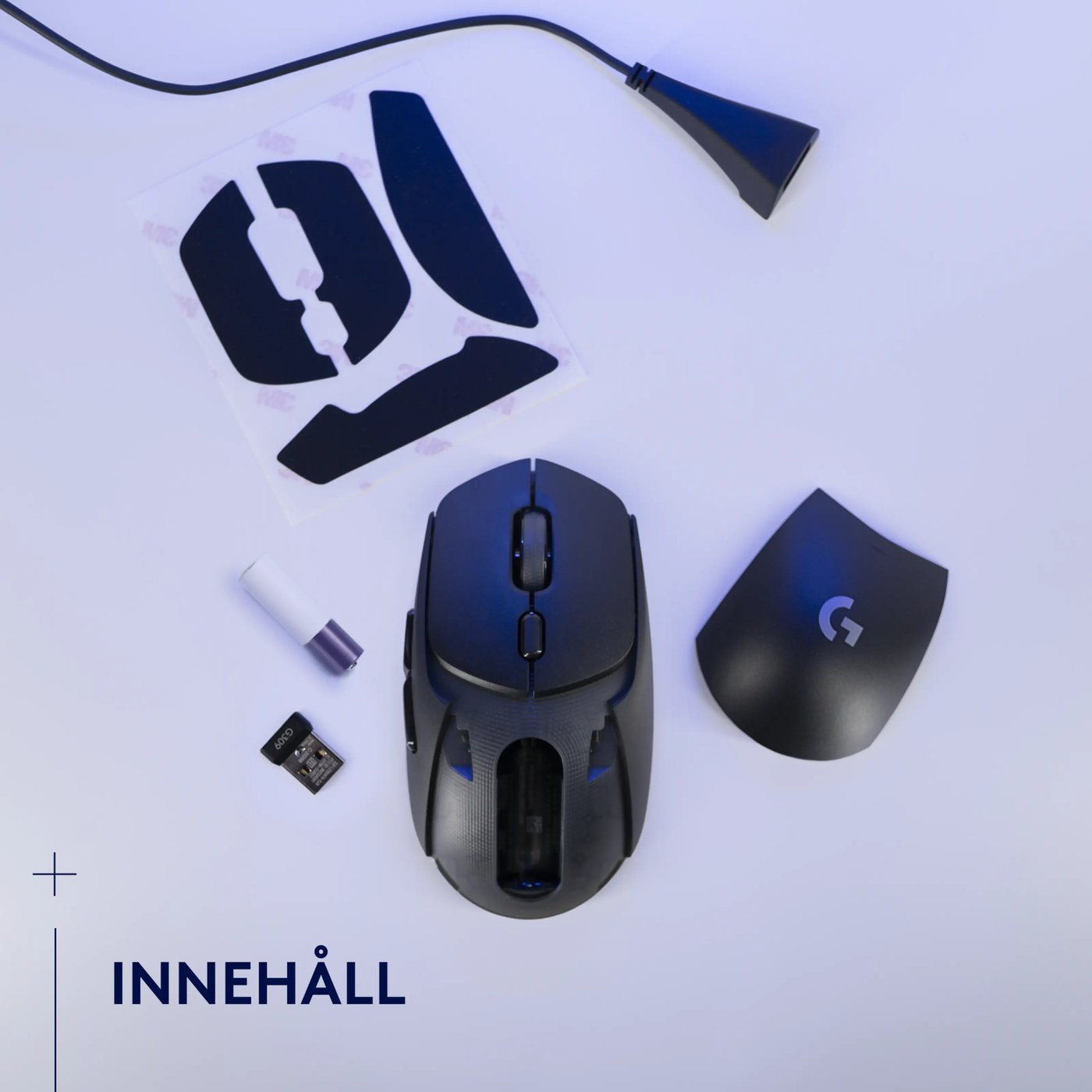 Logitech G G309 Lightspeed Trådlös datormus Svart