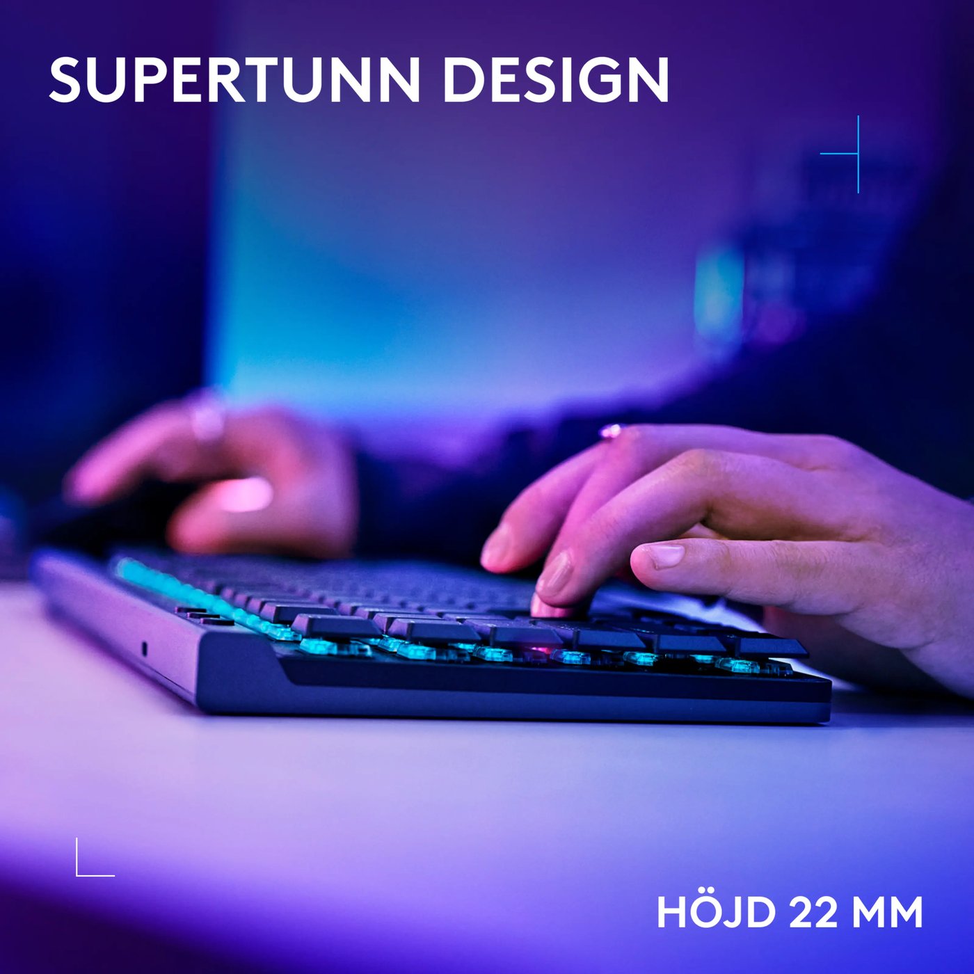 Logitech G515 Lightspeed TKL Tactile Svart