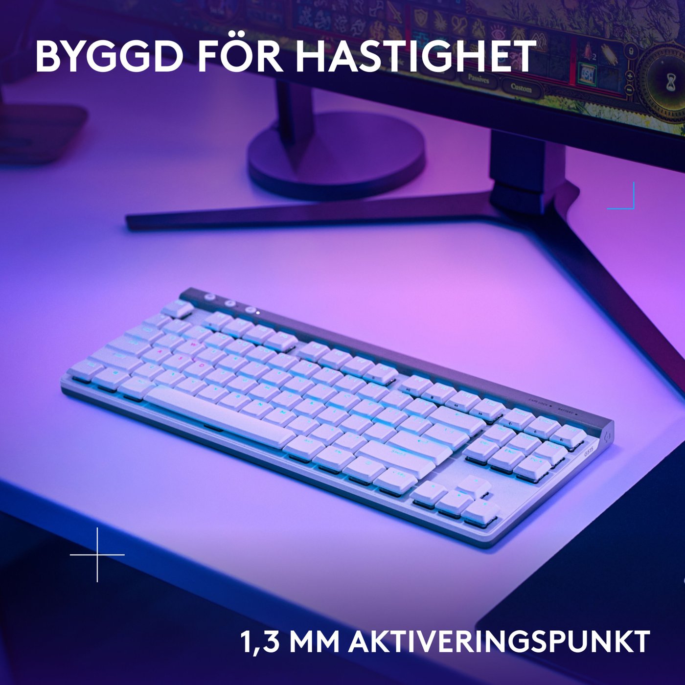 Logitech G515 Lightspeed TKL Tactile Vit