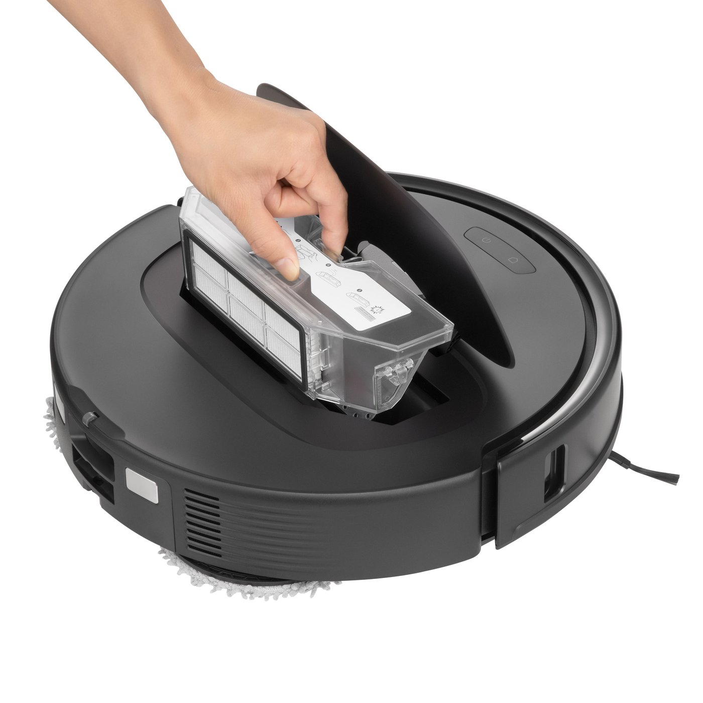 Roborock Qrevo S Helautomatisk robotstøvsuger Svart