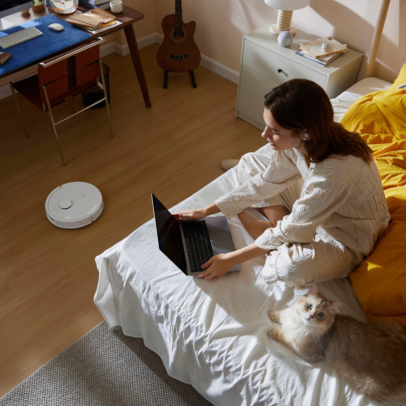 Roborock Qrevo S Helautomatisk robotdammsugare Vit