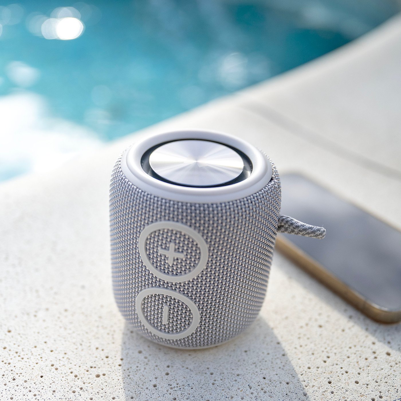 Nomadelic Loud 705 Vattentät Bluetooth-högtalare Grå