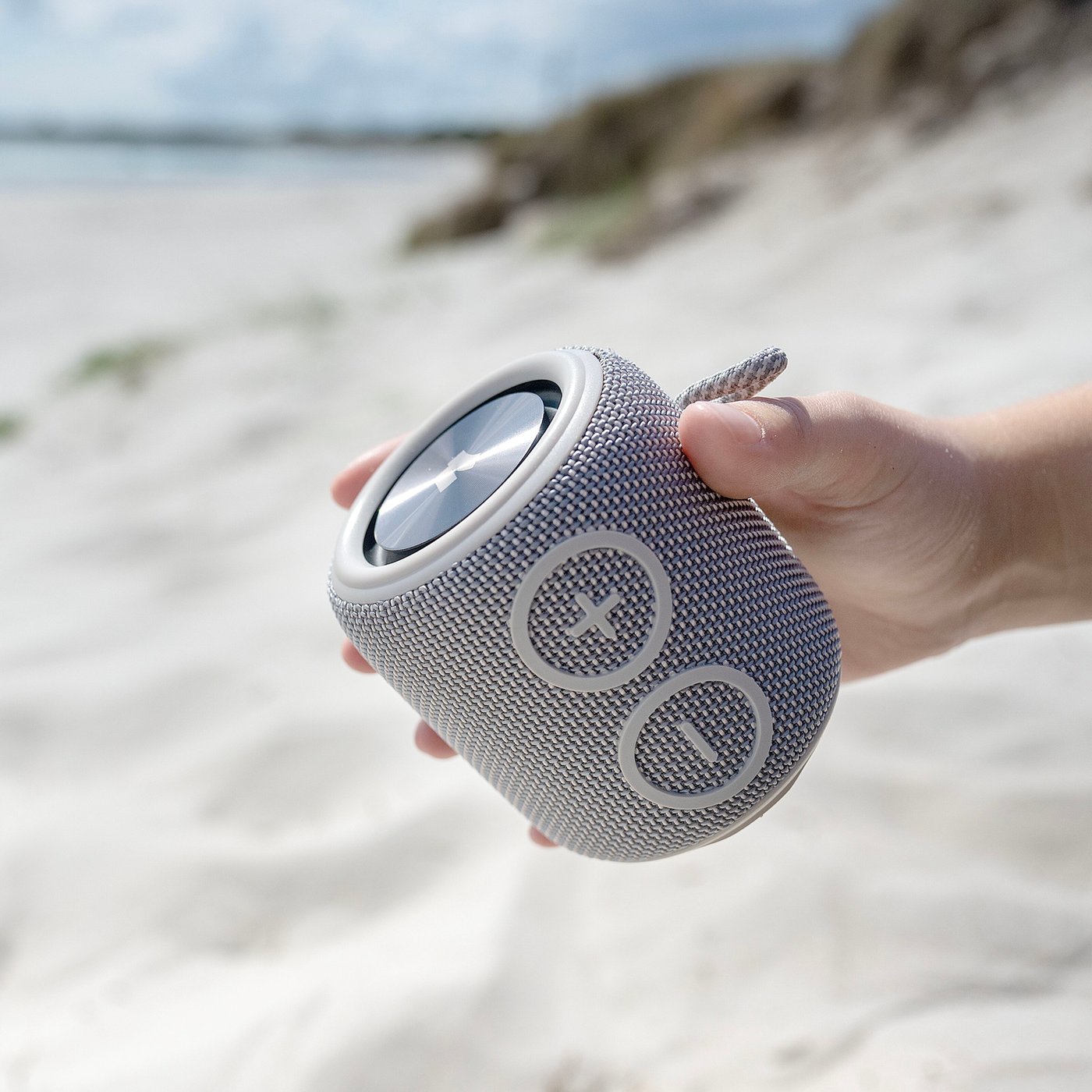 Nomadelic Loud 705 Vattentät Bluetooth-högtalare Grå