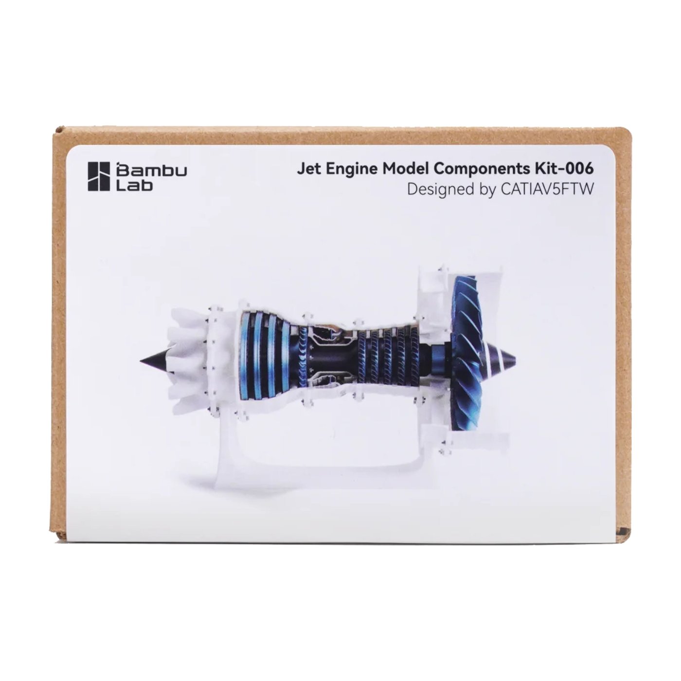 Bambu Lab 3D-sett for jetmotor Grå