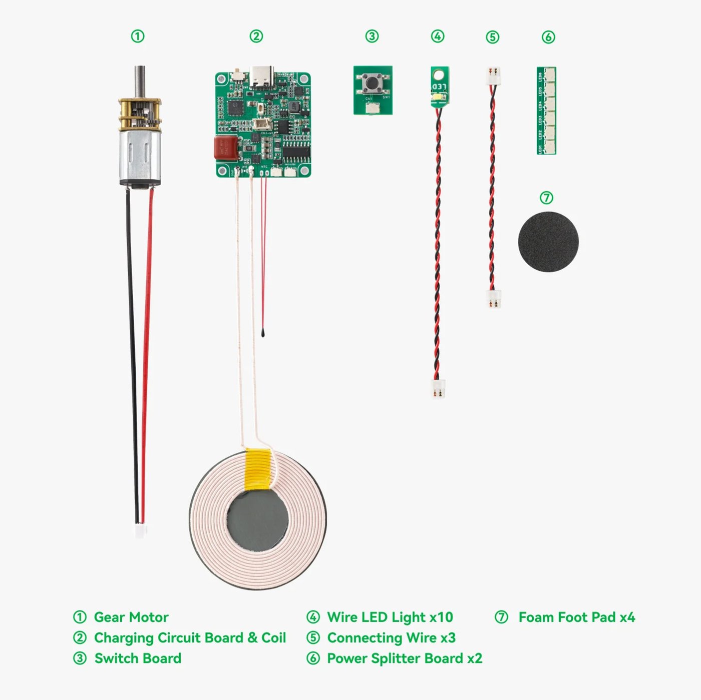Bambu Lab 3D-kit för trådlös laddare