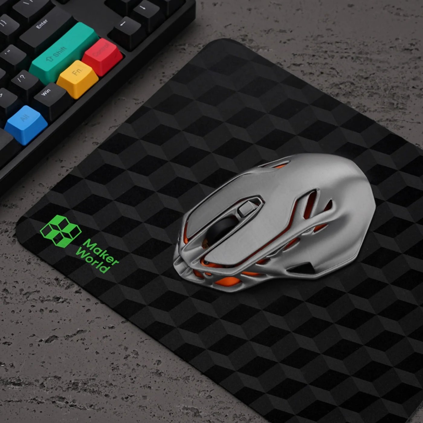 Bambu Lab 3D-kit för datormus
