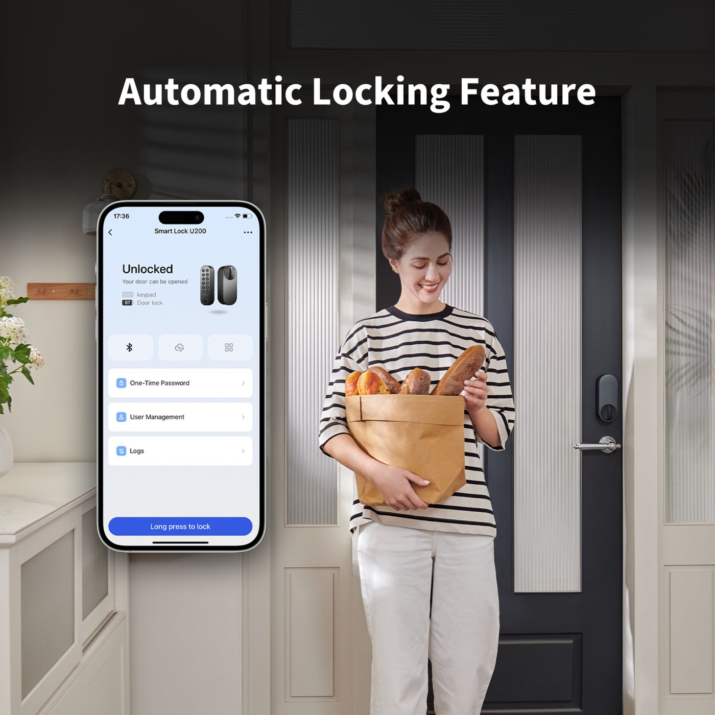 Aqara Smart Lock U200 Svart