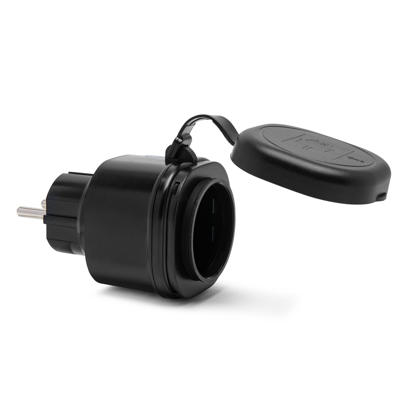 Cleverio Mini-fjernstrømbryter for utendørsbruk 3680W 2-pk