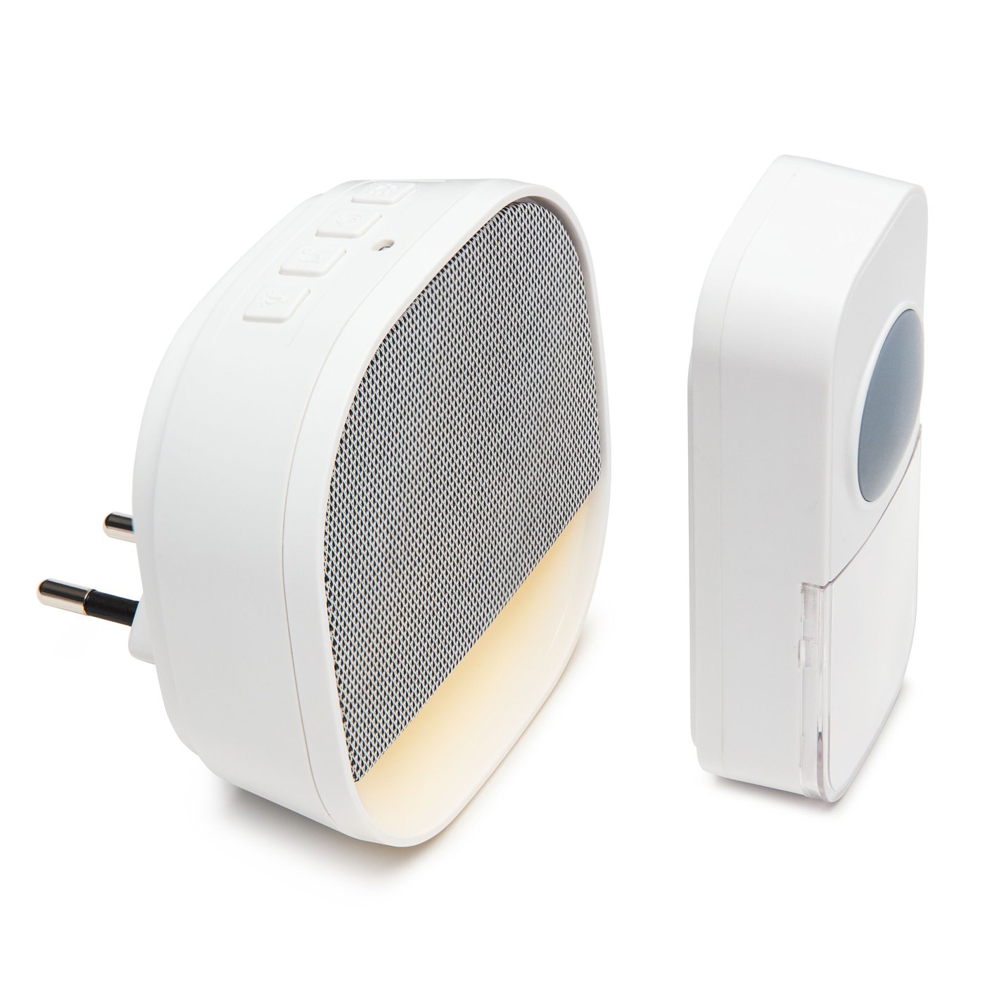 Cleverio Trådløs dørklokke (230 v) med kinetisk trykknapp