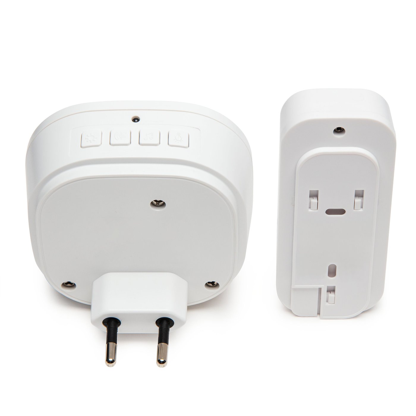 Cleverio Trådløs dørklokke (230 v) med kinetisk trykknapp