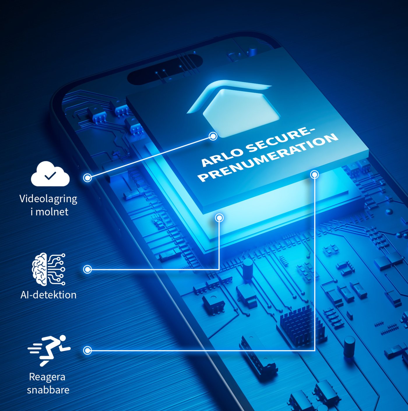 Arlo Pro 5 Trådlös Övervakningskamera Spotlight 1-pack