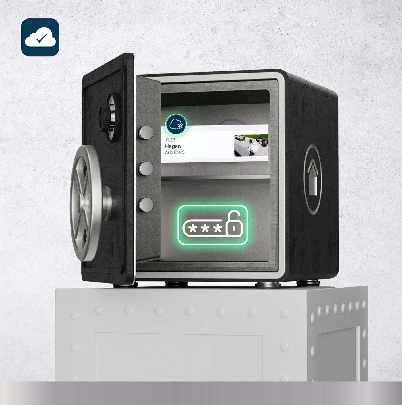 Arlo Pro 5 Trådløs Overvåkningskamera Spotlight 1-pack