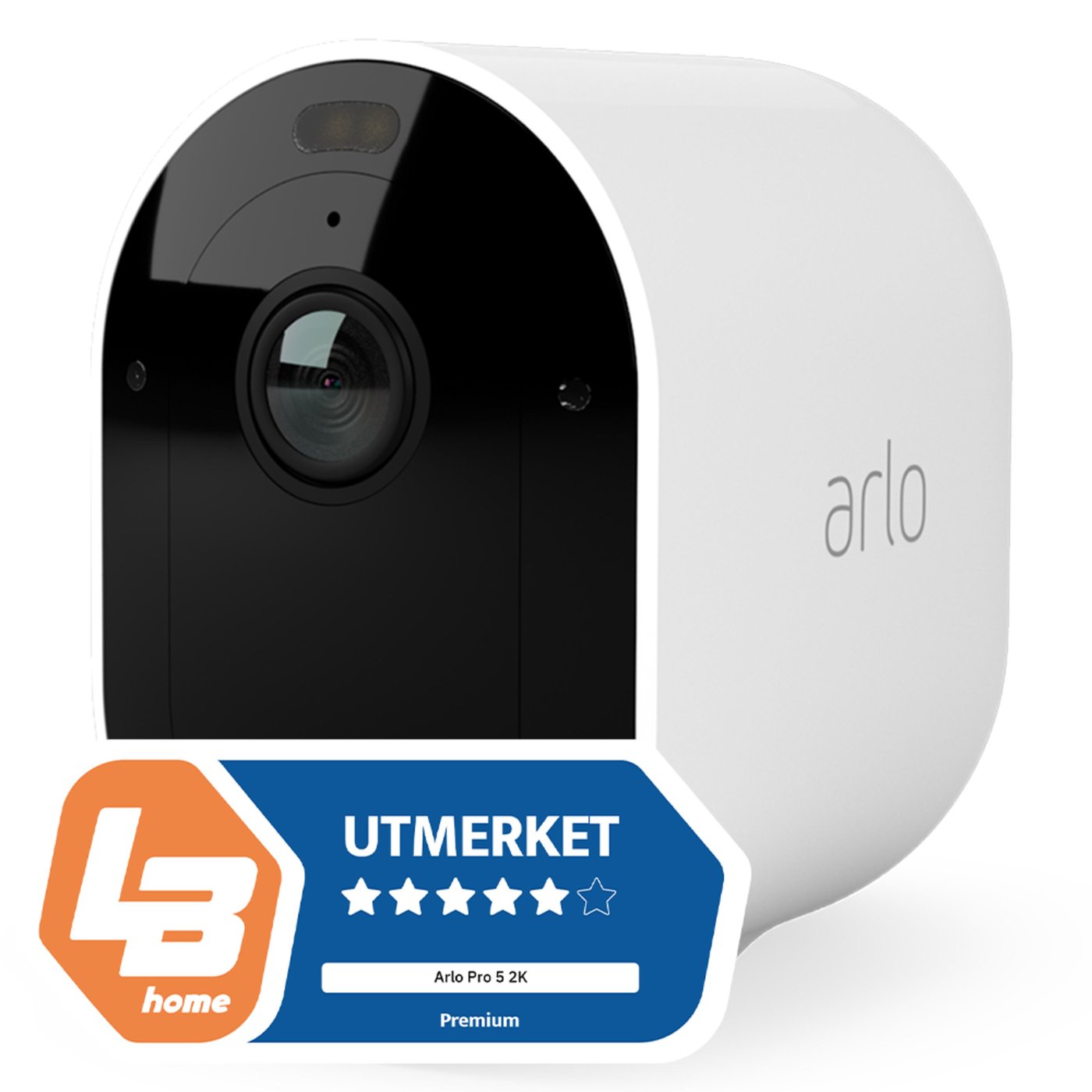 Arlo Pro 5 Trådløs Overvåkningskamera Spotlight 1-pack