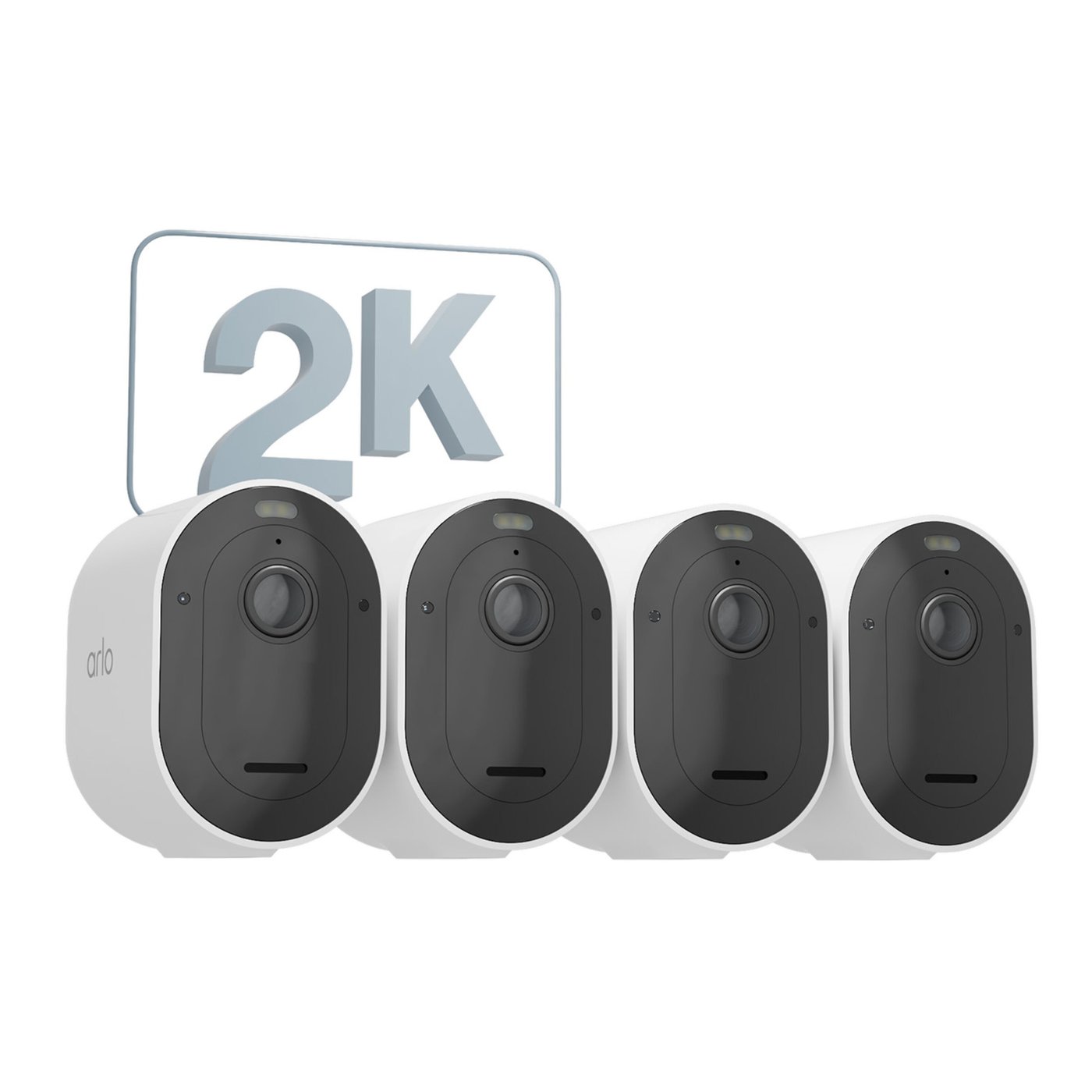 Arlo Pro 5 Spotlight Trådløs Overvåkningskamera 4-pakning