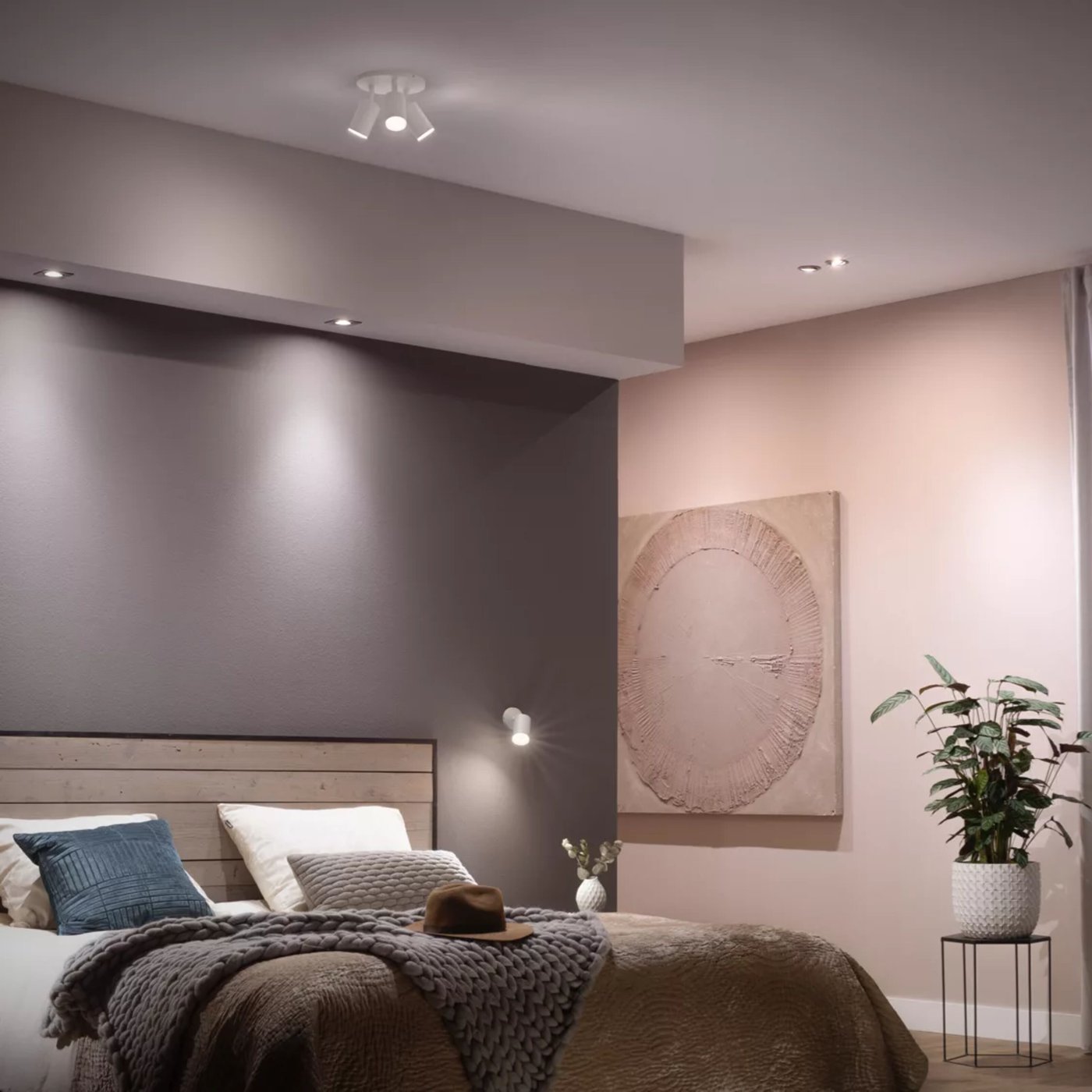 Philips Hue White Ambiance Smart LED-lampa GU10 400 lm 2-pack