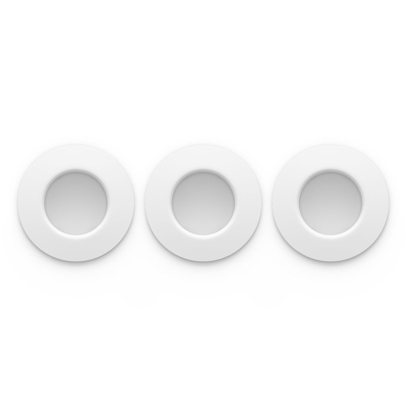 Philips Hue Slim infälld belysning Ø90 mm 3-pack Vit