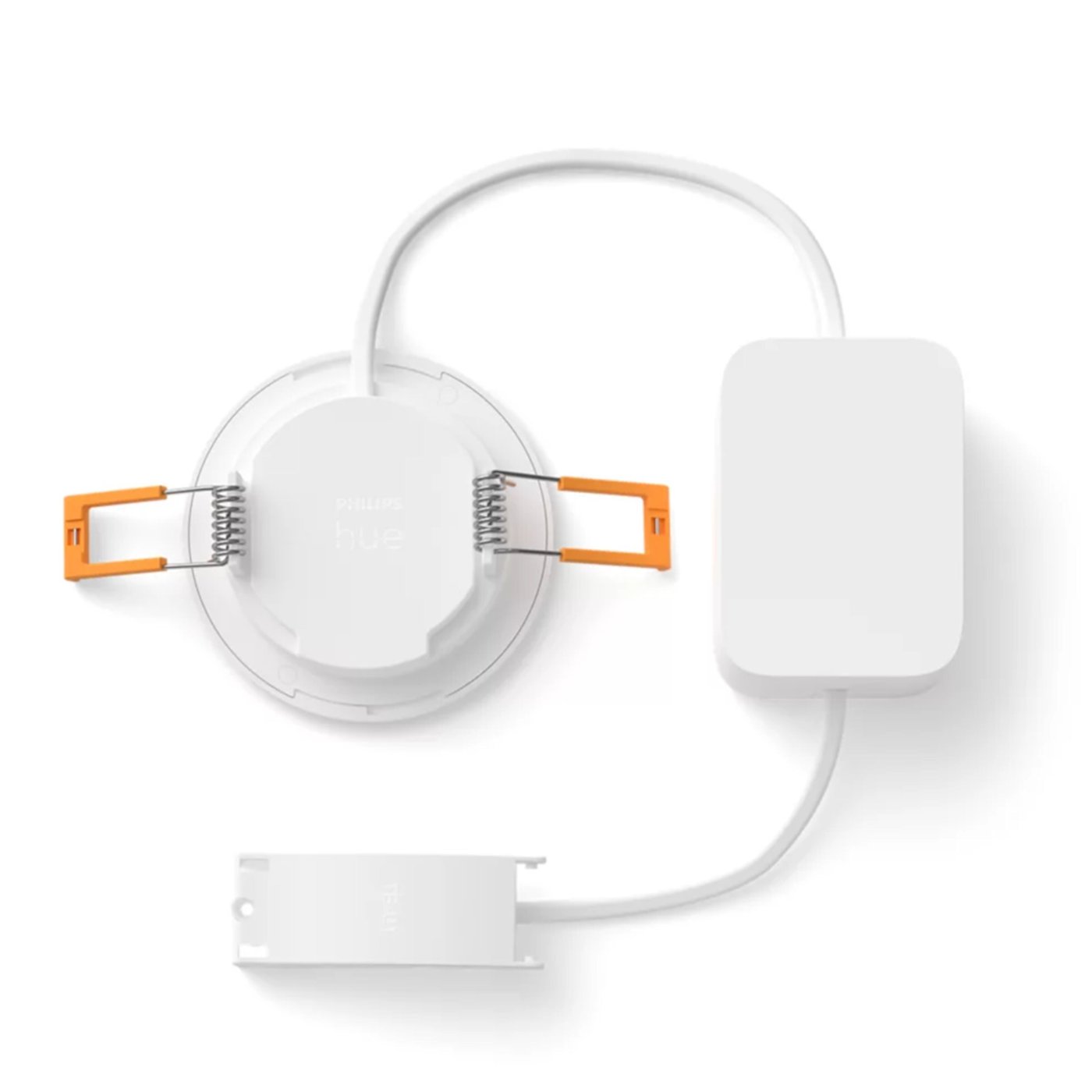 Philips Hue Slim infälld belysning Ø90 mm 3-pack Vit