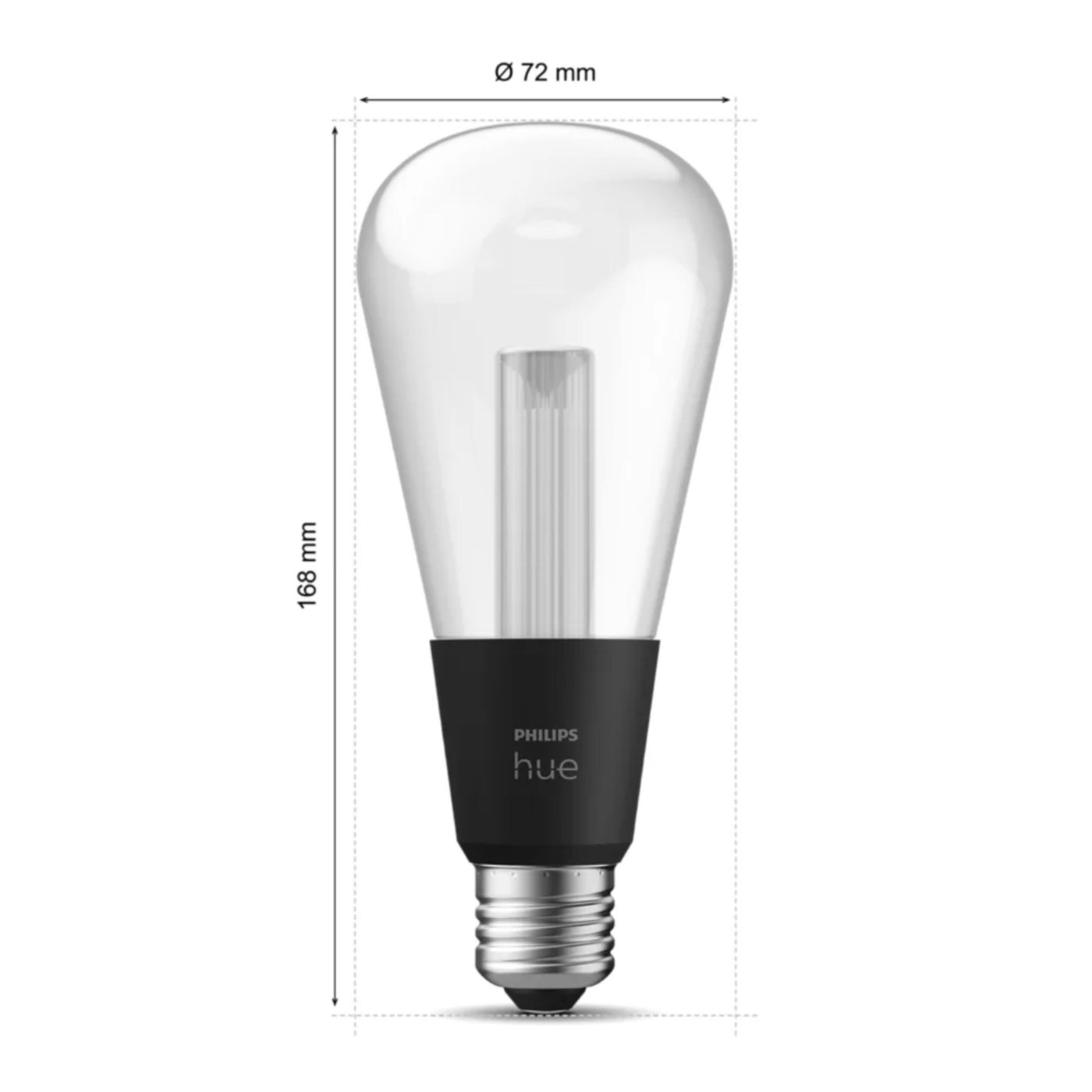 Philips Hue RGB ST72 smart LED-lampa E27 500 lm