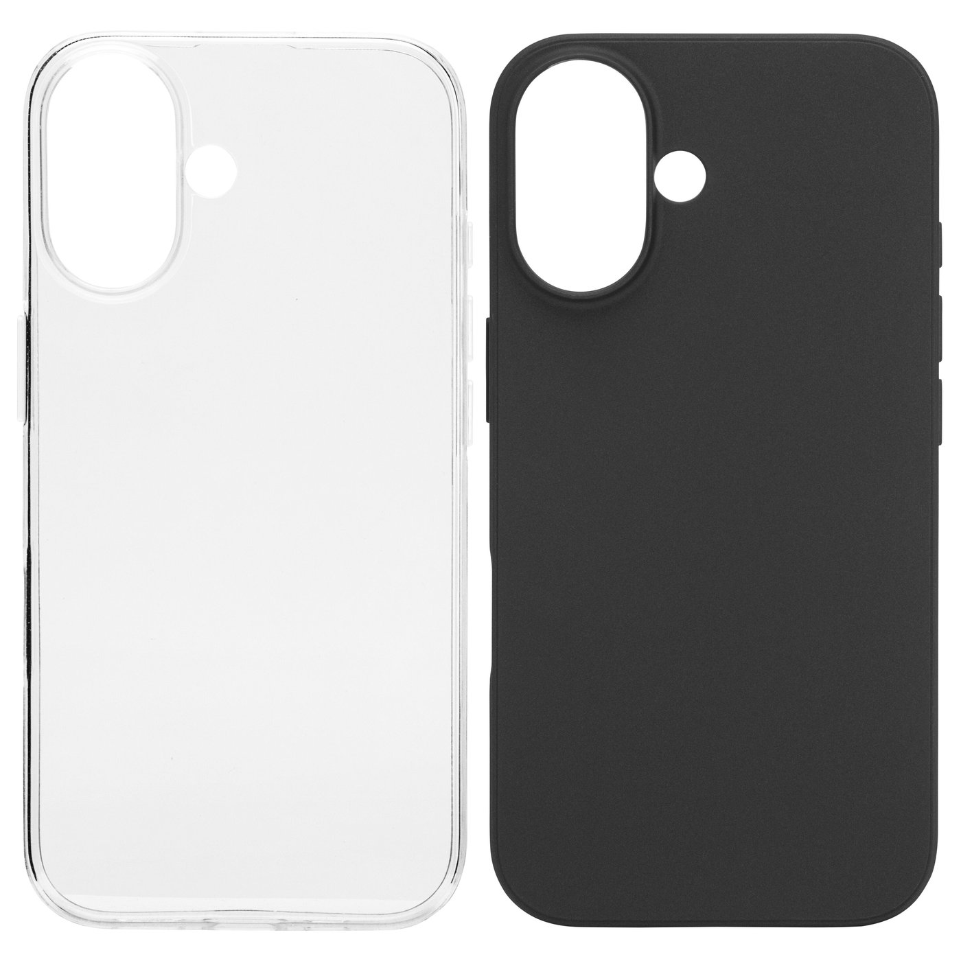 Linocell Second skin for iPhone 16 Gjennomsiktig