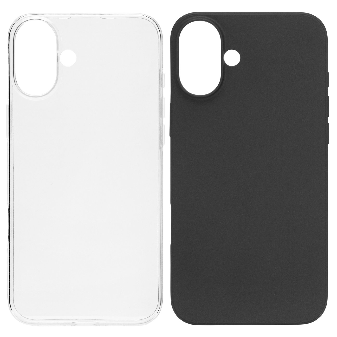 Linocell Second skin för iPhone 16 Plus Transparent