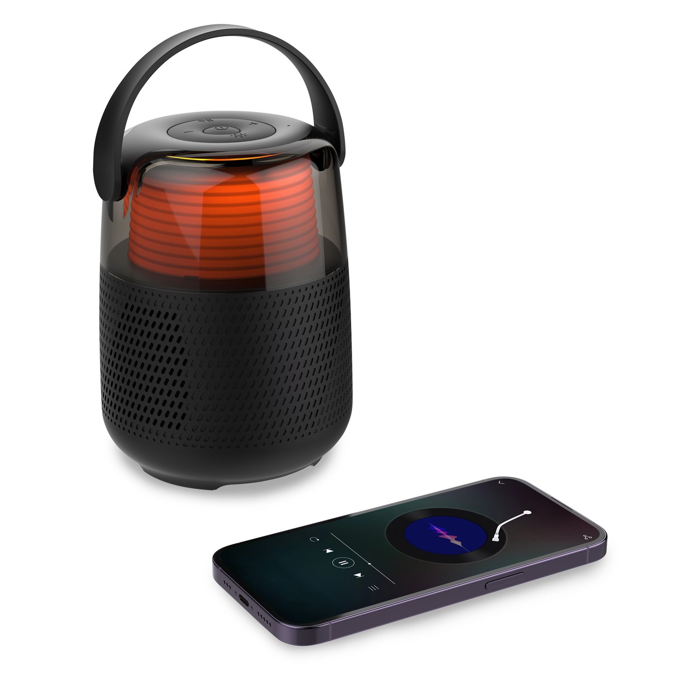 Rubicson Karaokehøyttaler med to trådløse mikrofoner