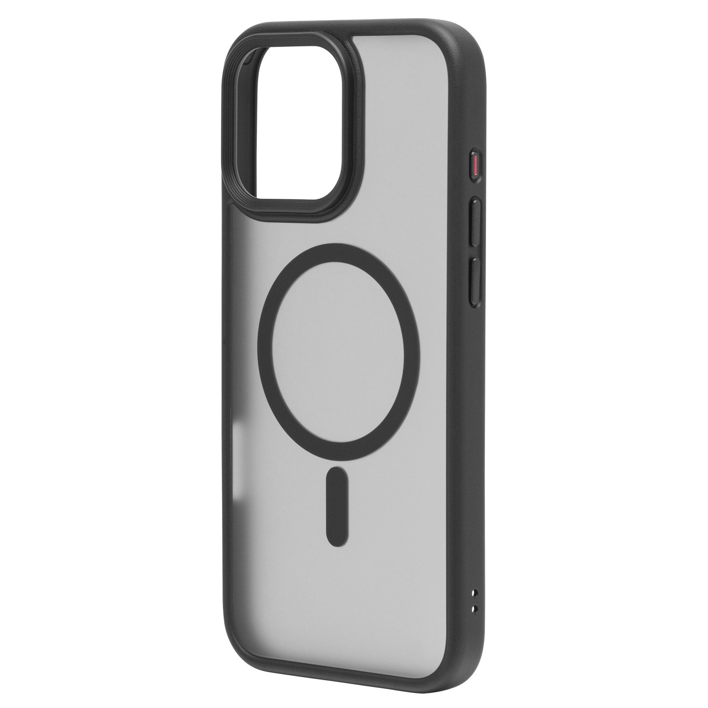 Linocell Hard Case Mobildeksel for iPhone 16 Pro Max Svart