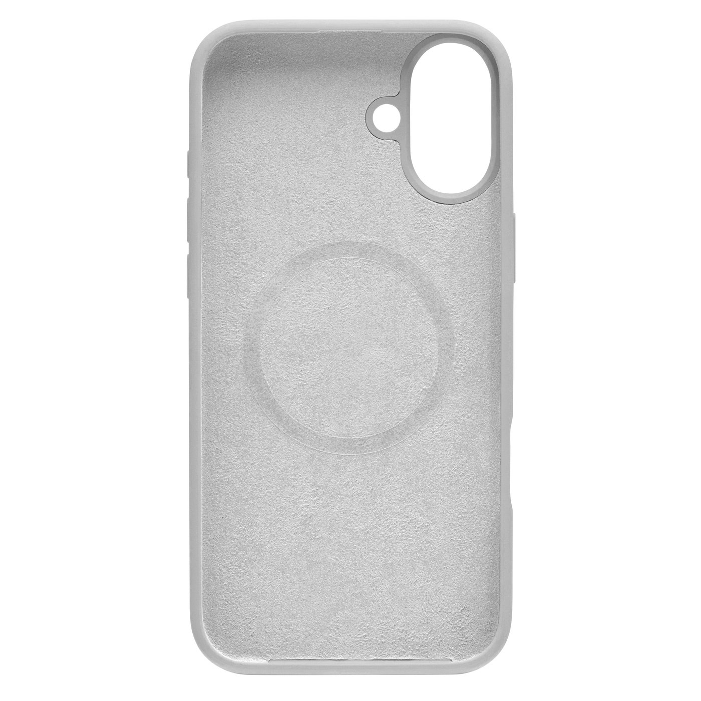 Linocell Rubber case för iPhone 16 Plus Grå