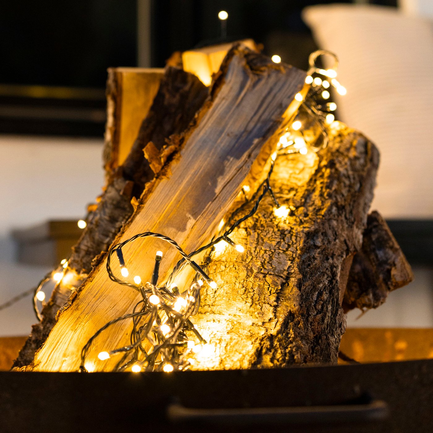 Ljusslinga 240 LED 18 m (svart)