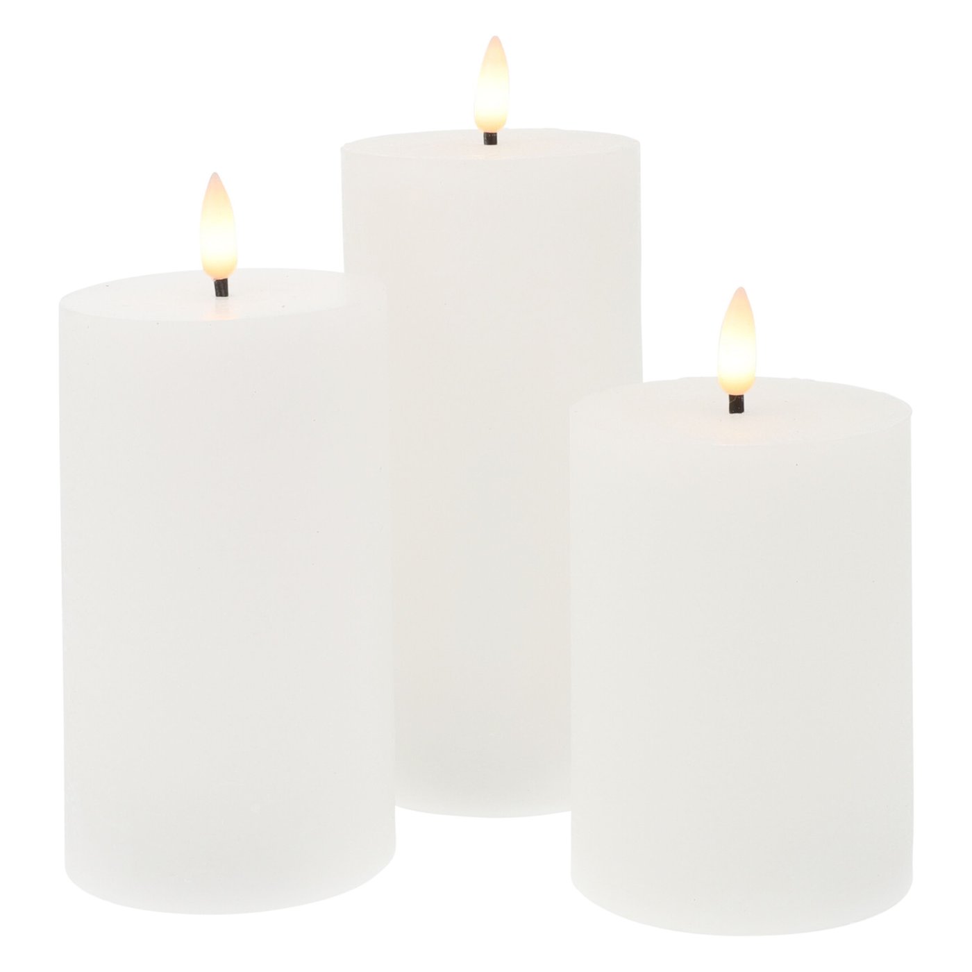 Blockljus LED 3-pack
