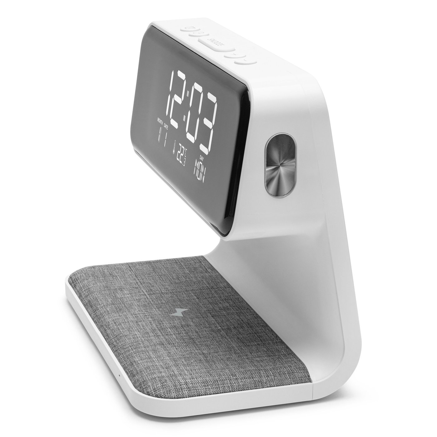 Rubicson Vekkerklokke med trådløs lading