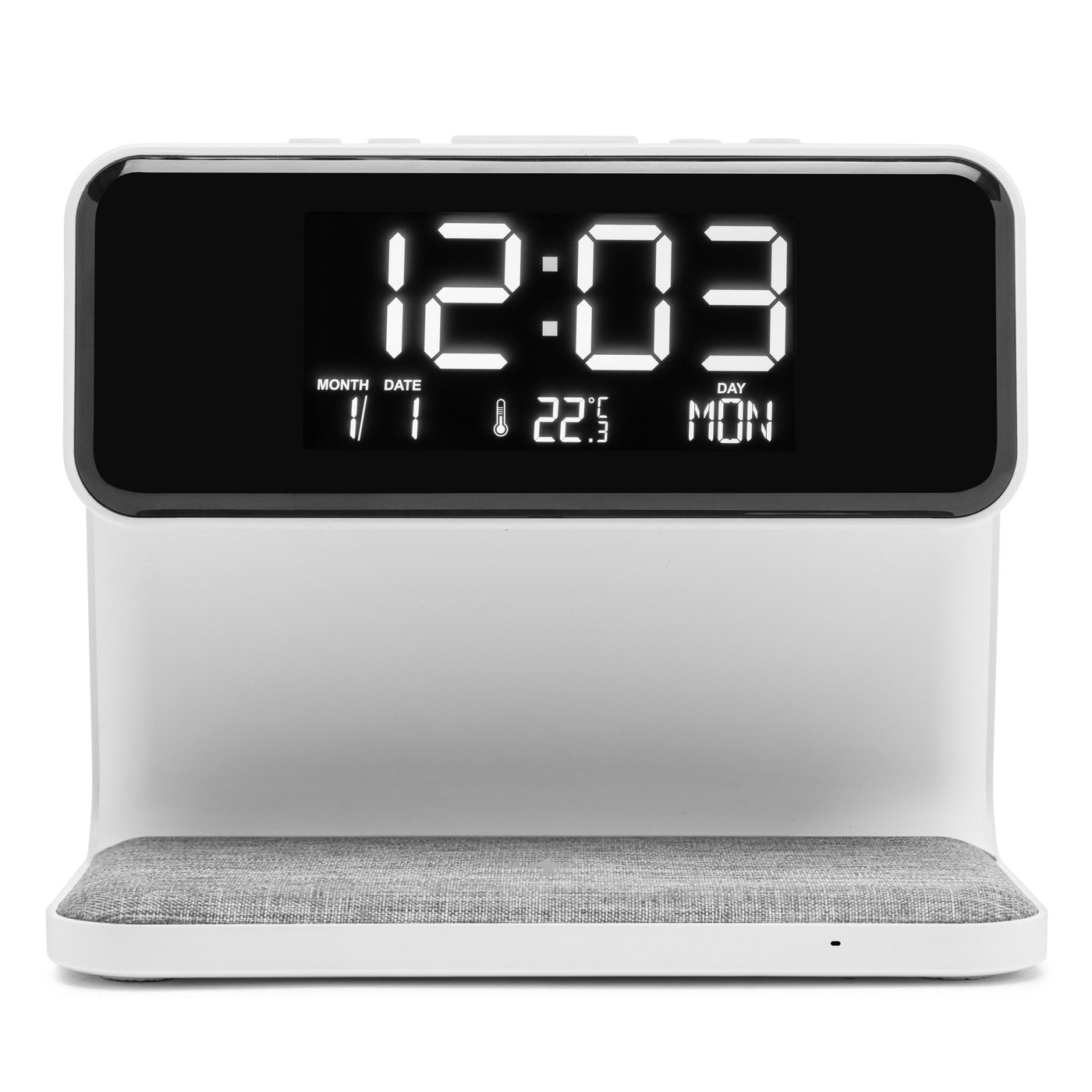 Rubicson Vekkerklokke med trådløs lading