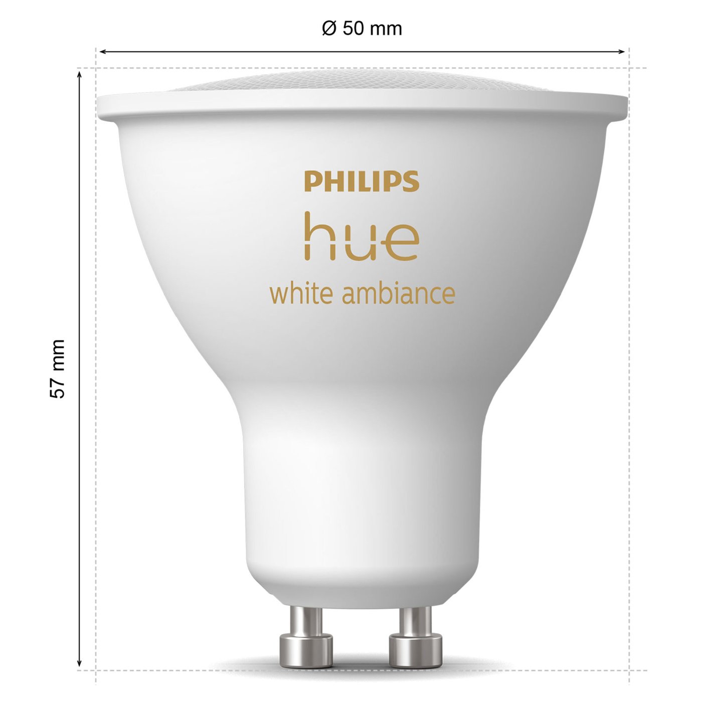 Philips Hue Ambience Smart LED-lampe GU10 400 lm 1-pk