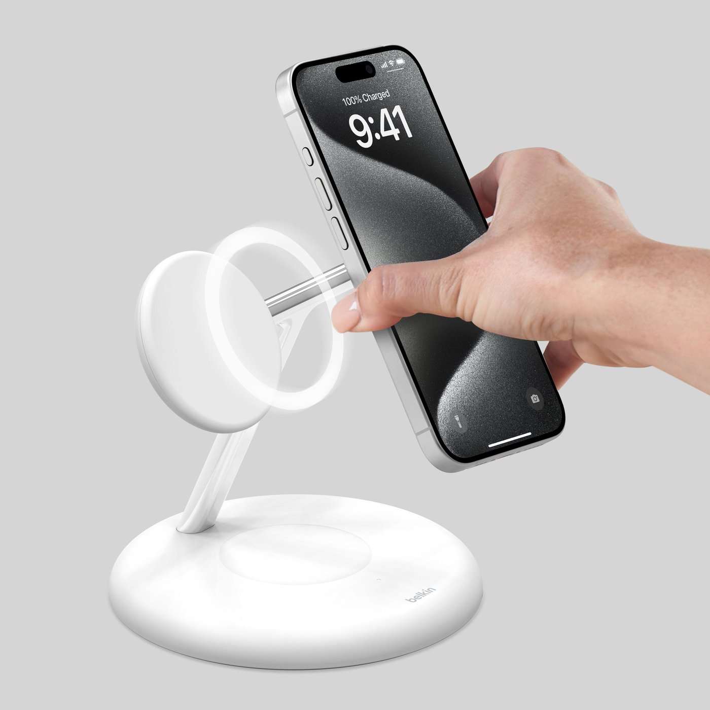 Belkin 3-i-1 Qi2 og Magsafe