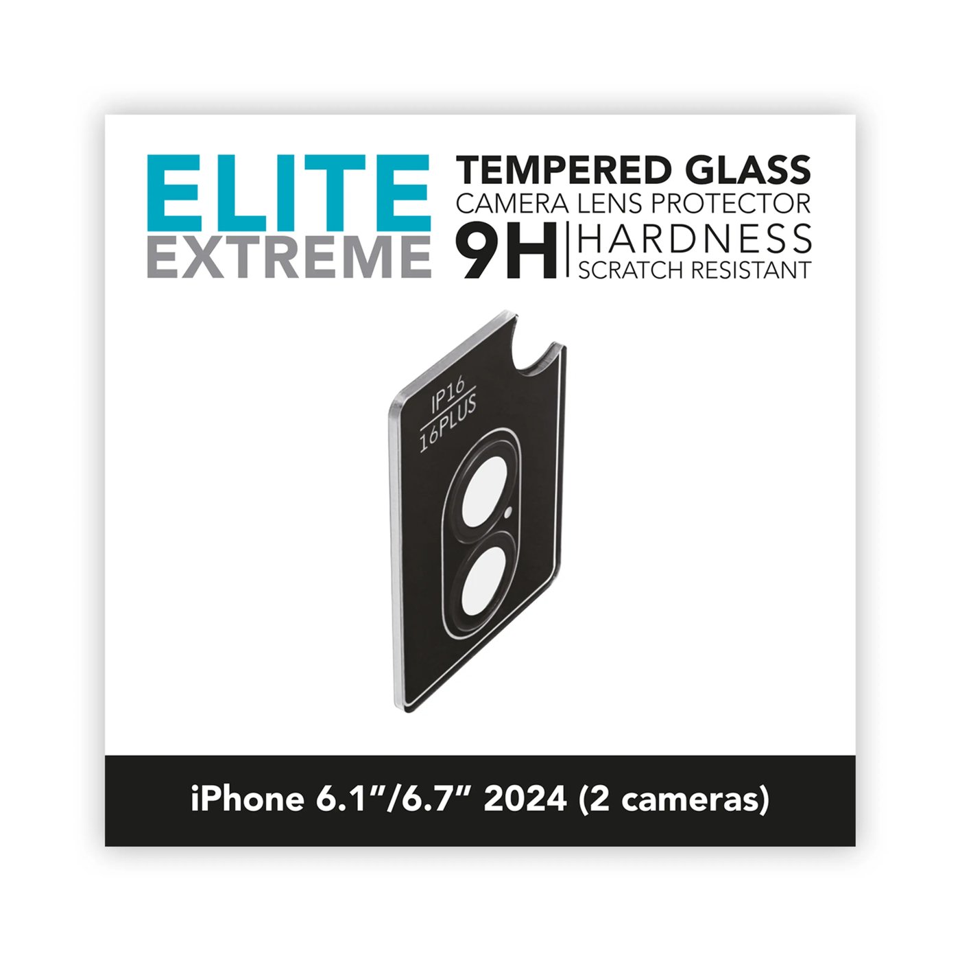 Linocell Elite Extreme Beskyttelse for kameralinsen iPhone 17, 16 og 16 Plus