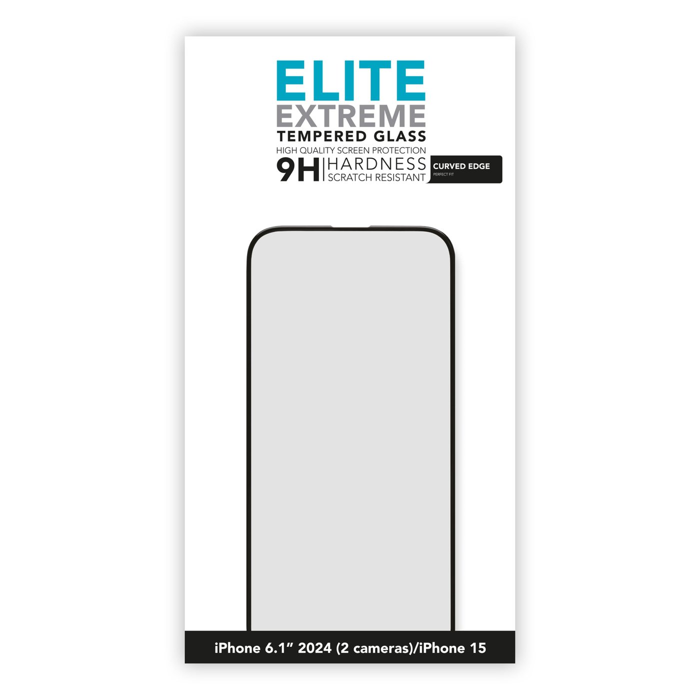Linocell Elite Extreme Curved Skärmskydd för iPhone 16 och 15