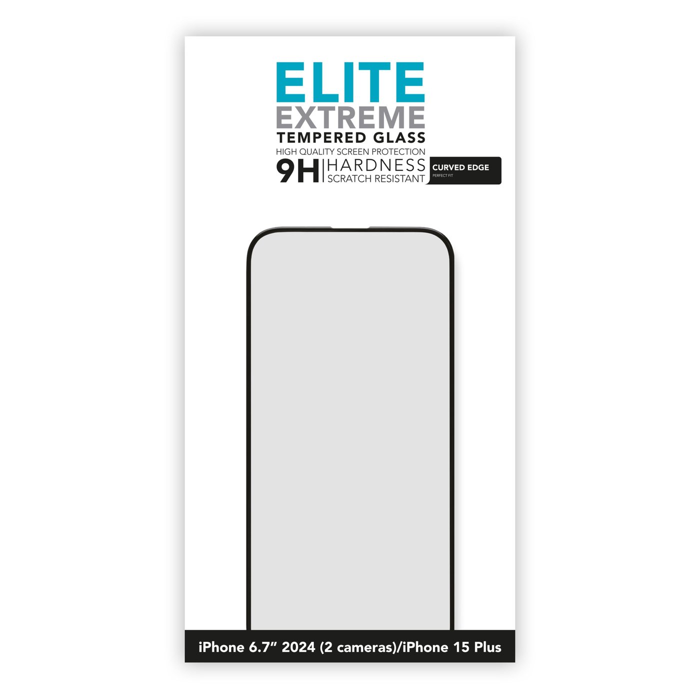 Linocell Elite Extreme Curved Skjermbeskytter for iPhone 16 Plus