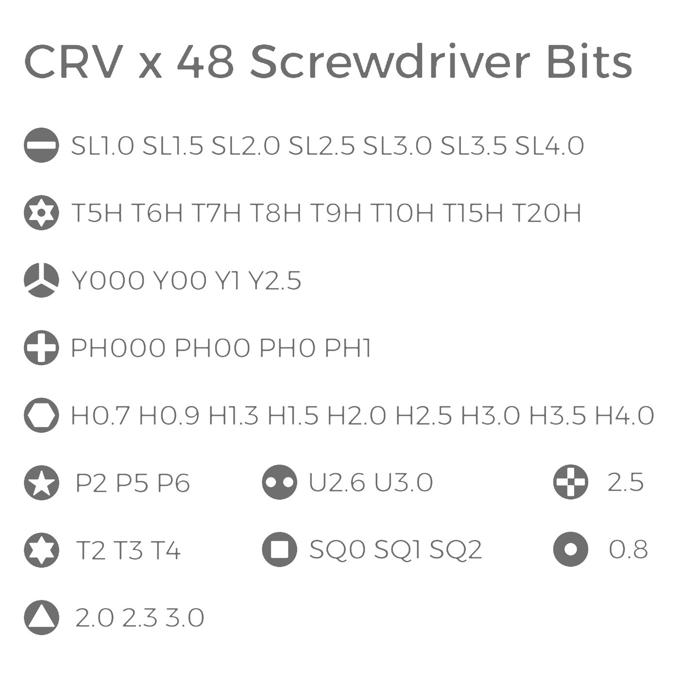 Luxorparts Skruvmejselset 48 delar