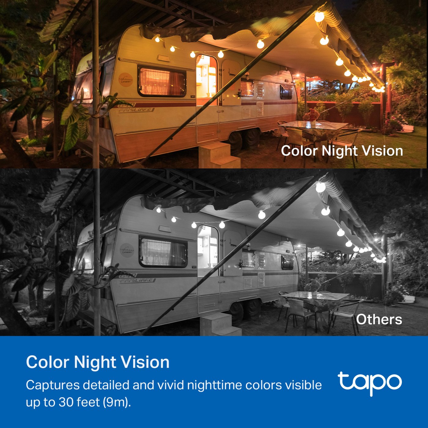 TP-link Tapo C410 Overvåkingskamera 4-pk.