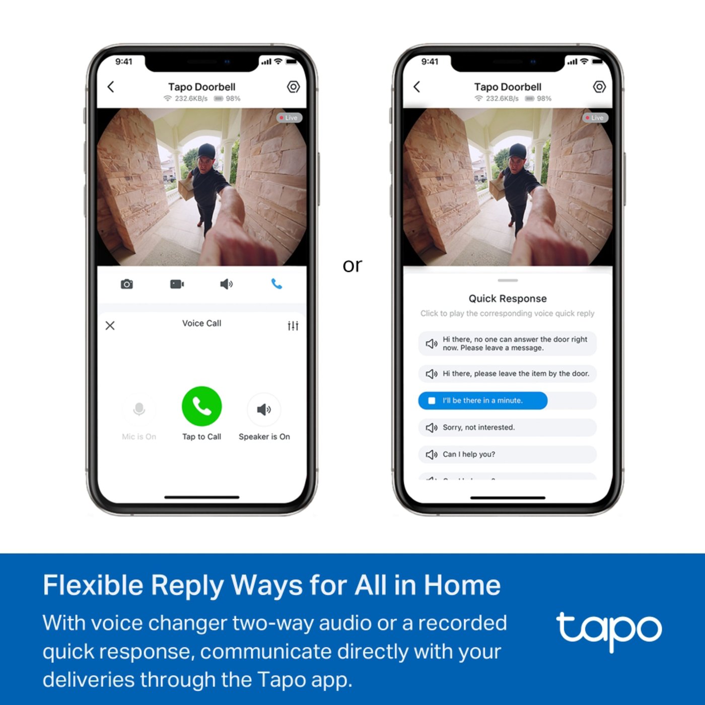 TP-link Tapo D235 Videodörrklocka