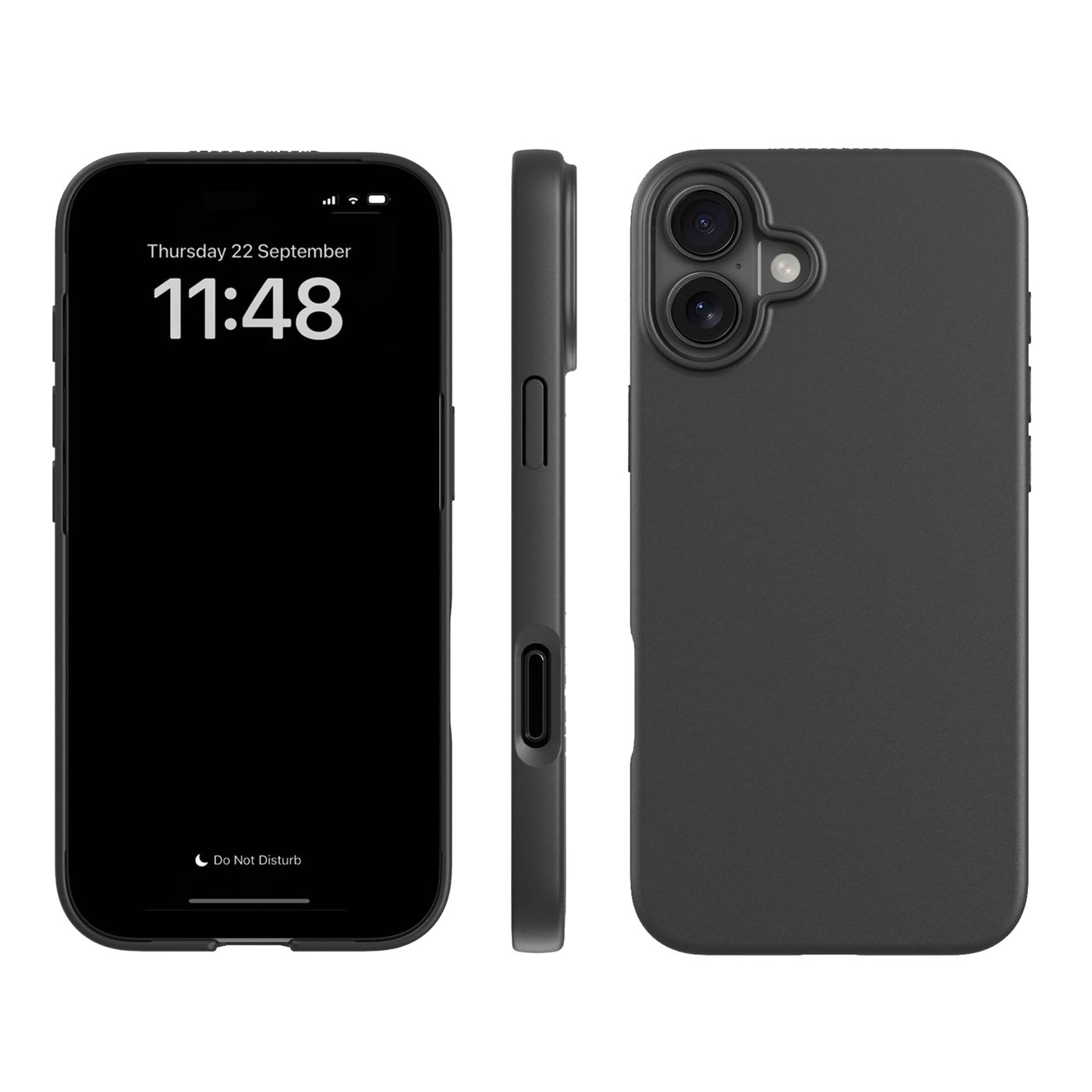 agood company Växtbaserat mobilskal iPhone 16 Plus Svart