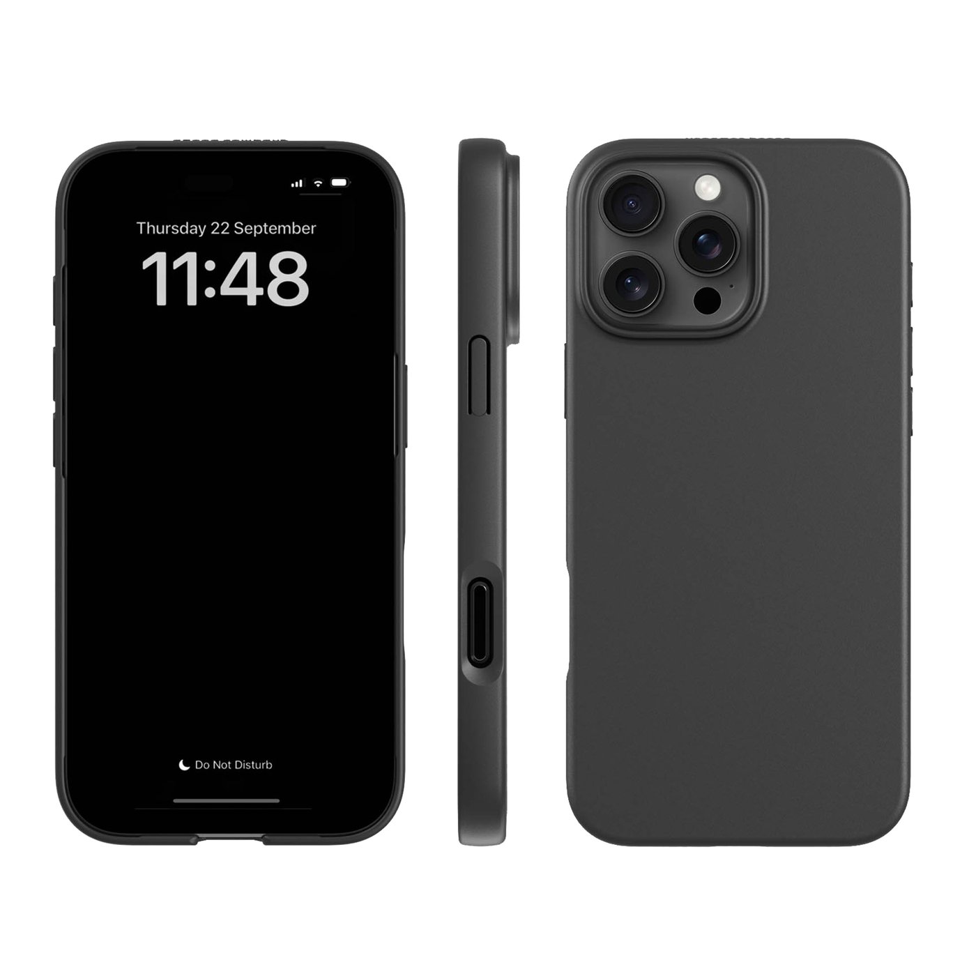 agood company Växtbaserat mobilskal iPhone 16 Pro Max Svart