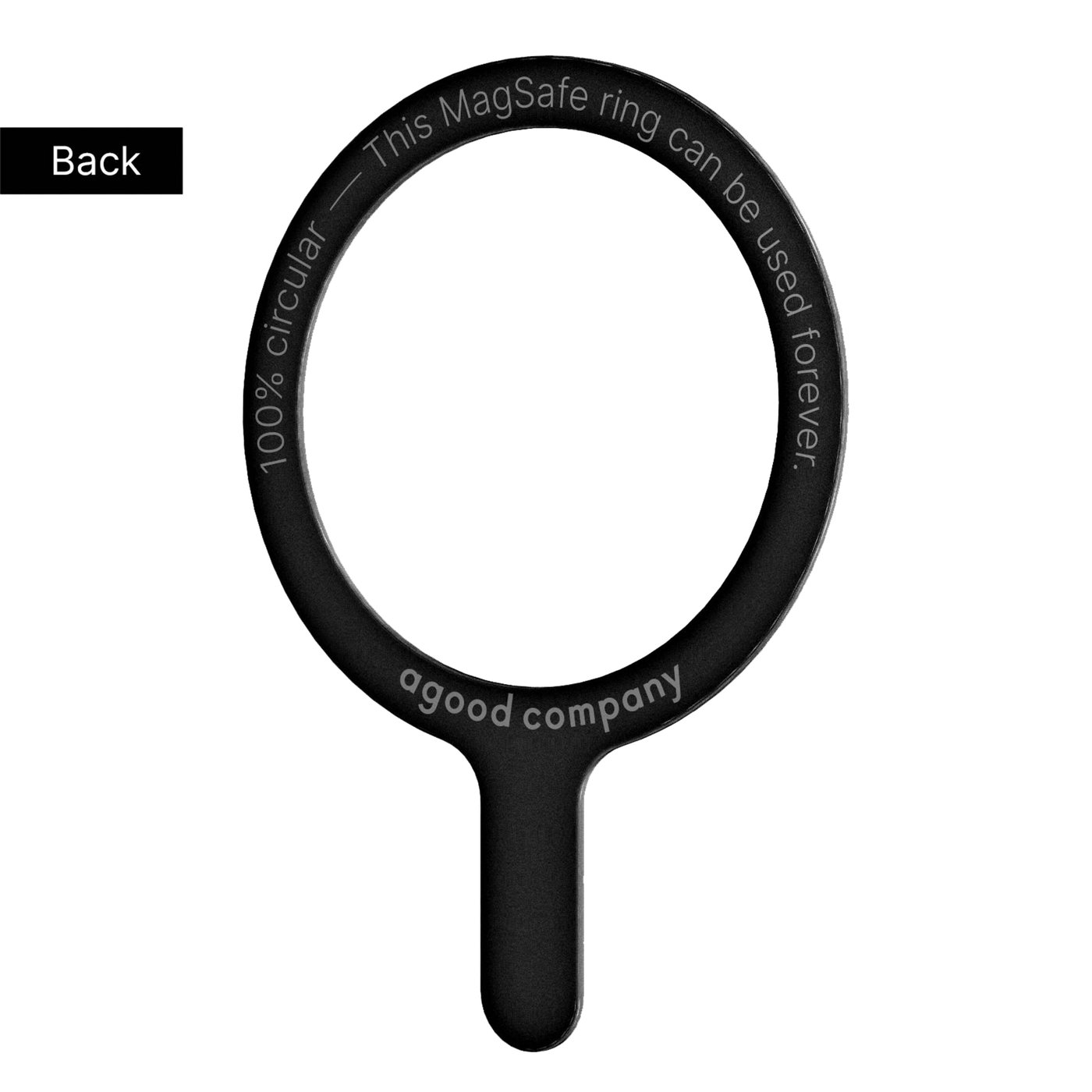 agood company Avtakbar MagSafe-ring Svart