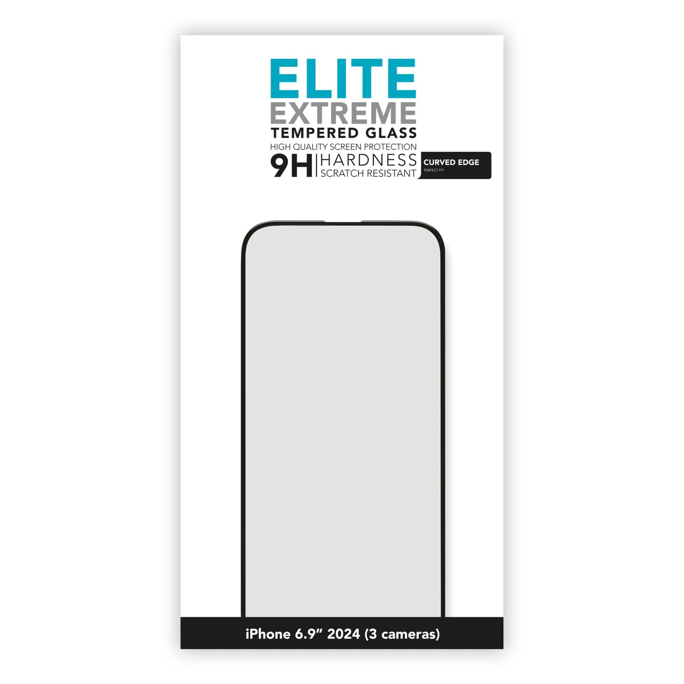 Linocell Elite Extreme Curved Skjermbeskytter for iPhone 16 Pro Max