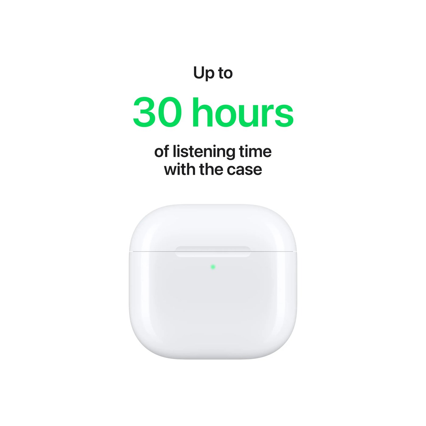 Apple AirPods 4 med aktiv støydemping