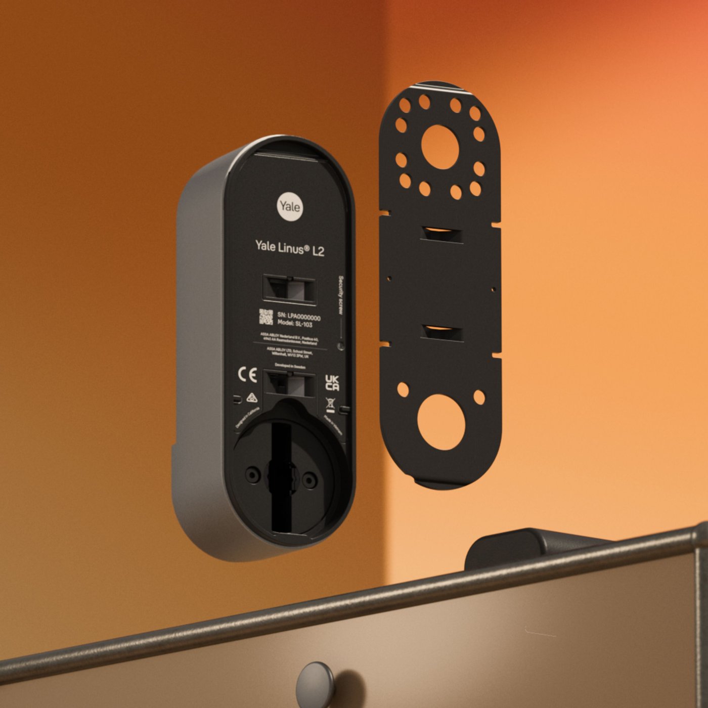 Yale Linus Smartlås L2 Silver