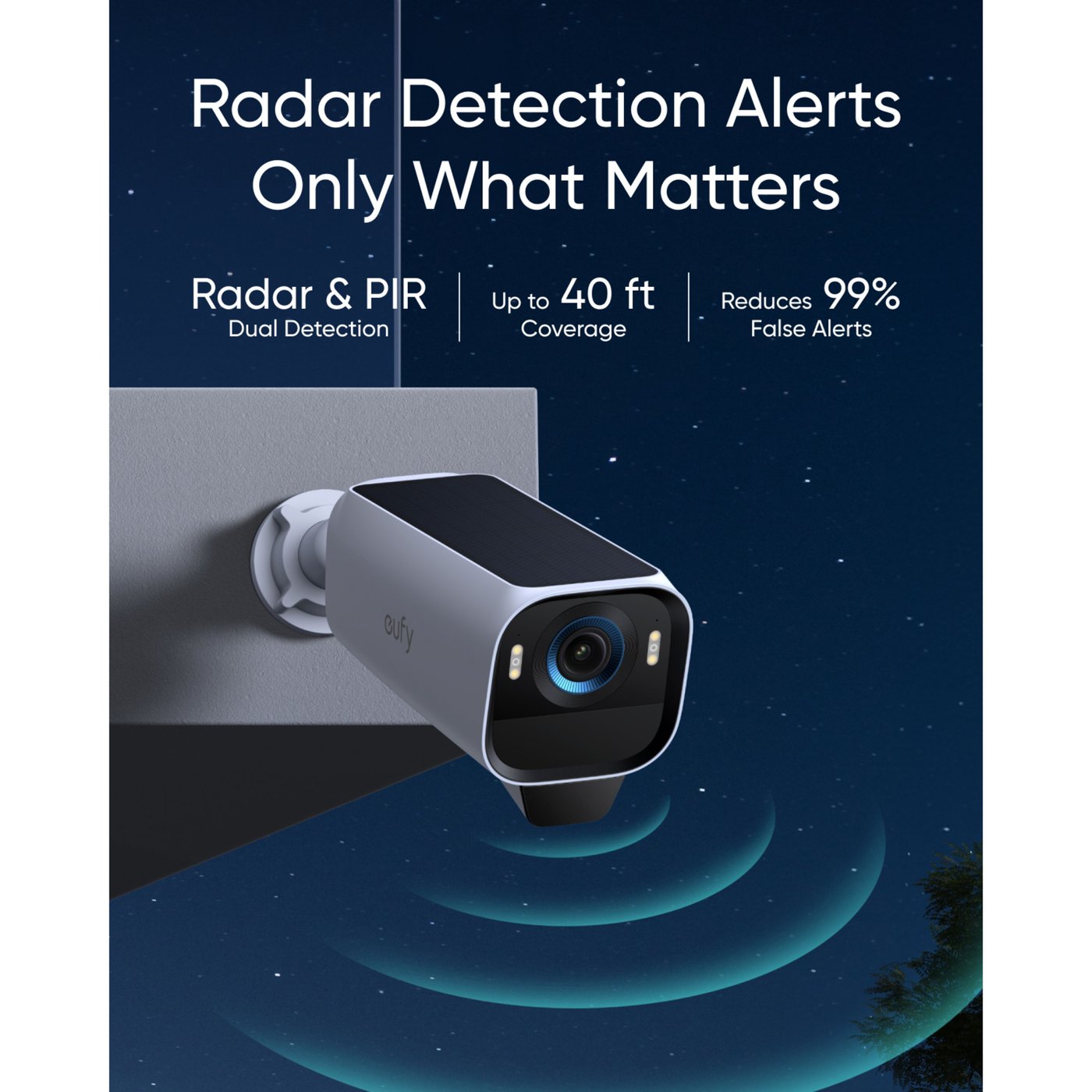 Eufy EufyCam S3 Pro med solpanel Extra kamera 1-pack