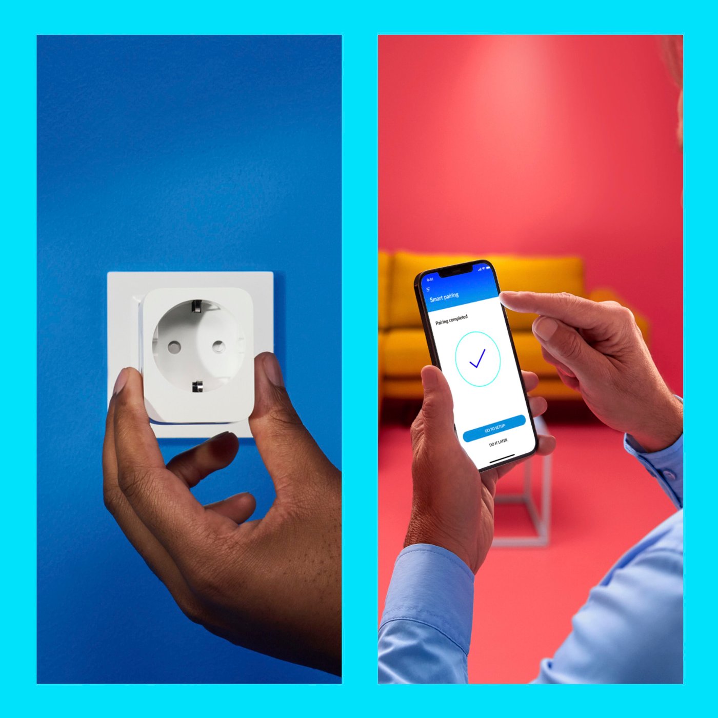 WiZ Smart wifi-fjärrströmbrytare med energimätning