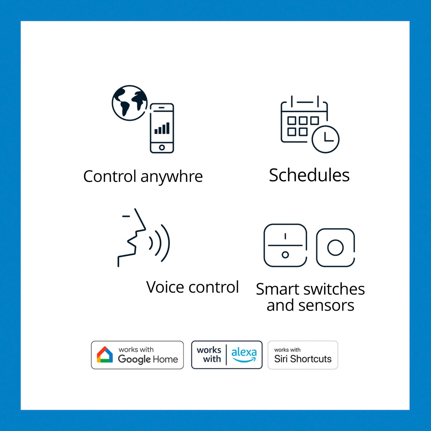 WiZ Smart wifi-fjärrströmbrytare med energimätning